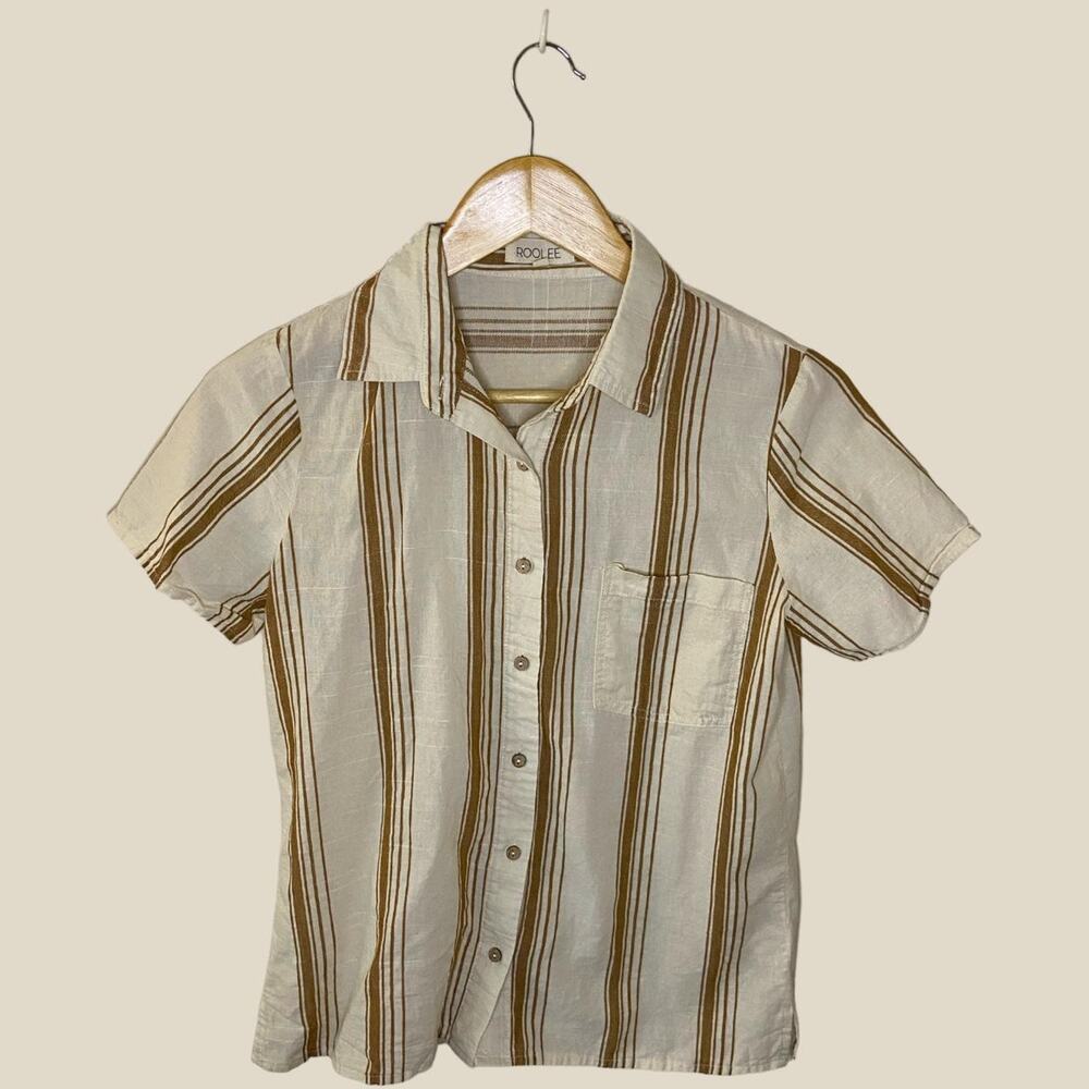 Linen polo shirt